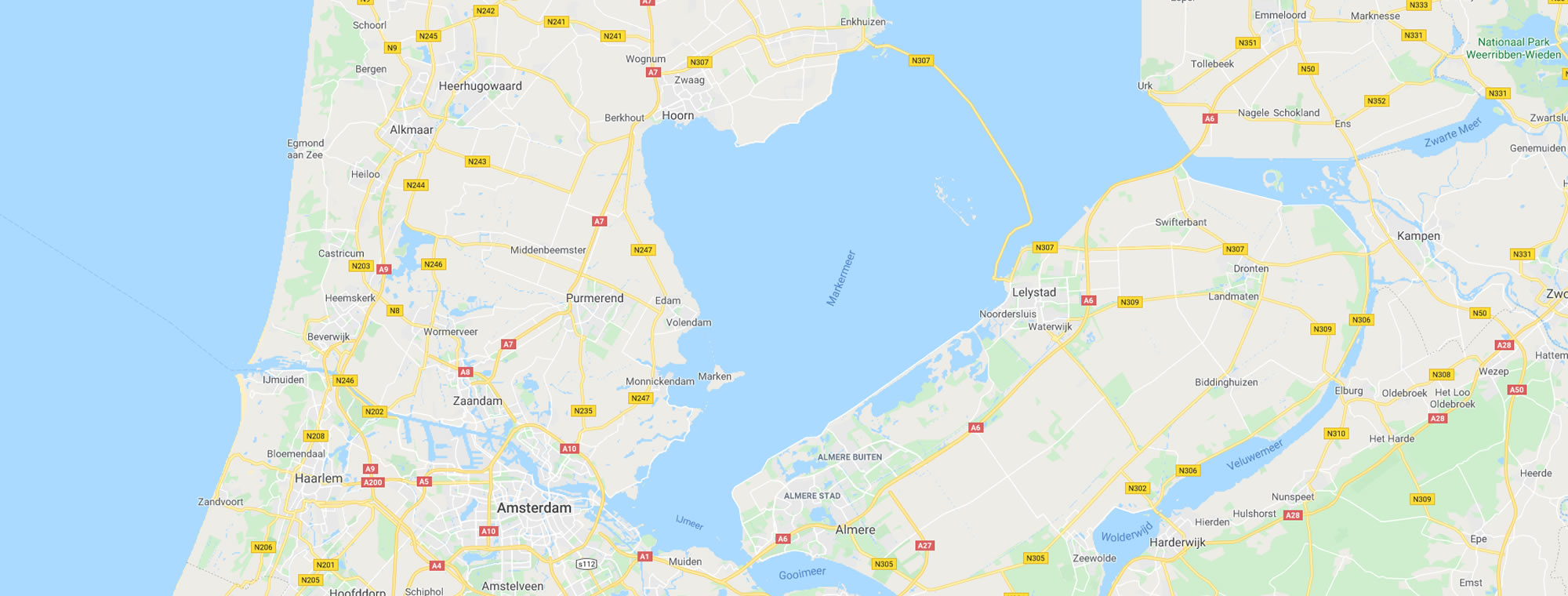 IJsselmeer, Markermee, Gouwzee en Waddenzee en Friesland